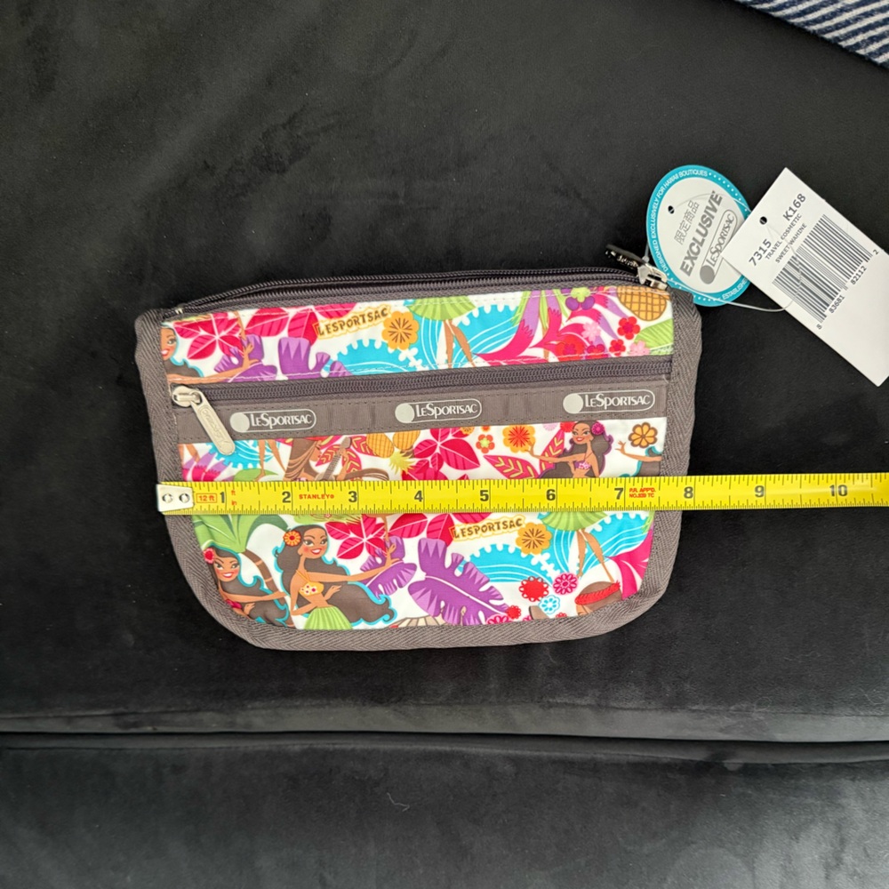 LeSportsac ~Hawaii Exclusive Print~ travel cosmetic pouch - Picture 5 of 6